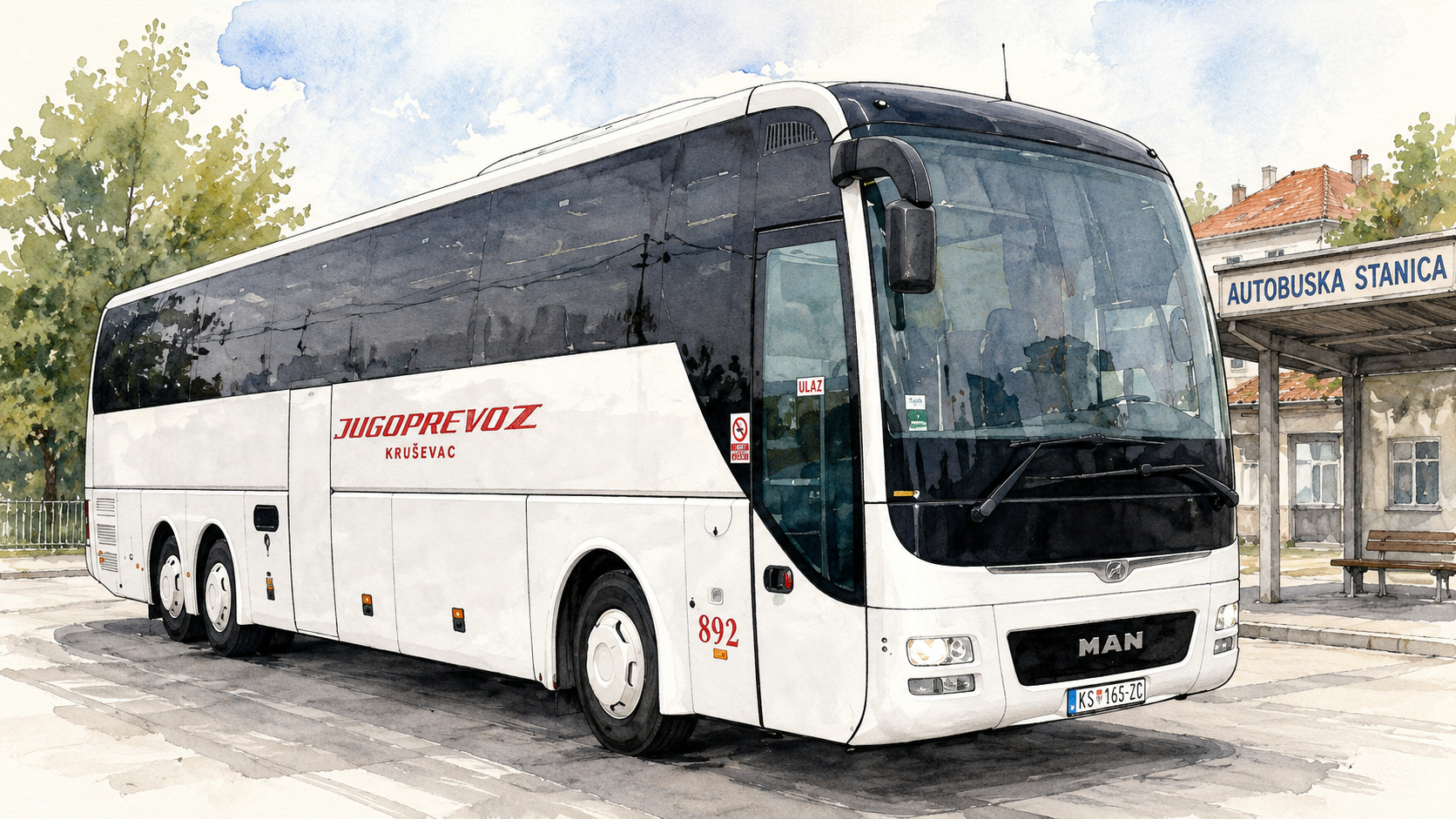 Jugoprevoz autobus